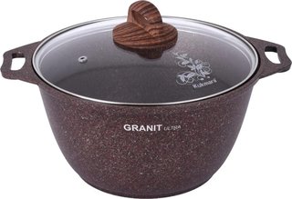 Кастрюля KUKMARA "Granit Ultra" 4 л., арт. кга42а