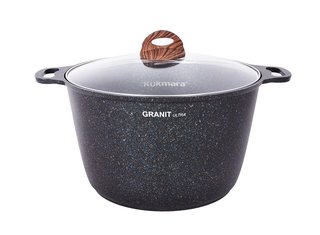 Кастрюля KUKMARA "Granit Ultra" 8, арт. кгг82а