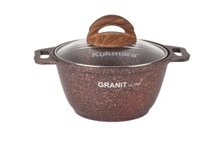Кастрюля KUKMARA "Granit Ultra" 1 л., арт. кга12а