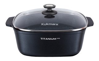 Кастрюля KUKMARA "Titanium Pro" 5.5 л., арт. ккт551а