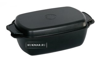 Гусятница с крышкой с антипригарным покрытием "Kukmara" 5,5 л, арт. г55а