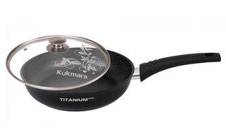 Сковорода KUKMARA "Titanium Pro" 24 см., арт. ст2403